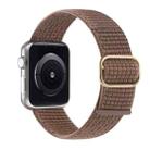 Nylon Watch Band For Apple Watch Series 9&8&7 41mm / SE 3&SE 2&6&SE&5&4 40mm / 3&2&1 38mm(Smoke Purple) - 1