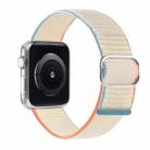 Nylon Watch Band For Apple Watch Ultra 49mm&Watch Ultra 2 49mm / Series 9&8&7 45mm / SE 3&SE 2&6&SE&5&4 44mm / 3&2&1 42mm(Milk White) - 1