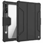 For Samsung Galaxy Tab S8 NILLKIN Bumper Pro Camshield Tablet Leather Case(Black) - 1
