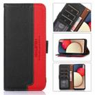 For Alcatel 1B 2022 KHAZNEH Litchi Texture Leather RFID Phone Case(Black) - 1