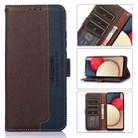 For Alcatel 1B 2022 KHAZNEH Litchi Texture Leather RFID Phone Case(Brown) - 1