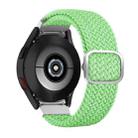 For Samsung Galaxy Watch4 40mm / 44mm Adjustable Woven Watch Band(Pistachio Color) - 1