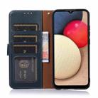 For OPPO A16 / A54s / A16s KHAZNEH Litchi Texture Leather RFID Phone Case(Blue) - 4
