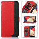 For Motorola Moto G22 KHAZNEH Litchi Texture Leather RFID Phone Case(Red) - 1