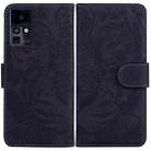 For Infinix Zero X Neo / X6810 Tiger Embossed Leather Phone Case(Black) - 1