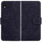 For Sony Xperia Ace III Tiger Embossed Leather Phone Case(Black) - 1