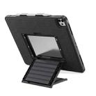 For iPad Pro 11 2022 / 2021 / 2020 / 2018 Suspension Stand Tablet Case (Black) - 2