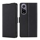 For Huawei nova 9 Ultra-thin Voltage Side Buckle Leather Phone Case(Black) - 1
