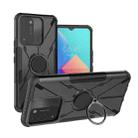 For Tecno Spark Go 2022 Armor Bear Shockproof PC + TPU Phone Case with Ring(Black) - 1