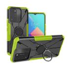 For Tecno Spark Go 2022 Armor Bear Shockproof PC + TPU Phone Case with Ring(Green) - 1