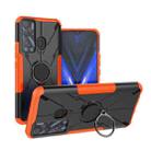 For Tecno Pova Neo Armor Bear Shockproof PC + TPU Phone Case with Ring(Orange) - 1