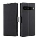 For Google Pixel 7 5G Ultra-thin Voltage Side Buckle Leather Phone Case(Black) - 1