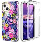 For iPhone 13 360 Full Body Painted Phone Case(Flowers L08) - 1