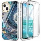 For iPhone 13 360 Full Body Painted Phone Case(Marble L09) - 1