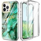 For iPhone 13 Pro Max 360 Full Body Painted Phone Case (Marble L12) - 1