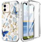 For iPhone 12 mini 360 Full Body Painted Phone Case (Butterflies L10) - 1