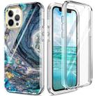 For iPhone 12 / 12 Pro 360 Full Body Painted Phone Case(Marble L09) - 1