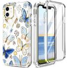For iPhone 11 360 Full Body Painted Phone Case (Butterflies L10) - 1