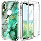 For iPhone X / XS 360 Full Body Painted Phone Case(Marble L12) - 1