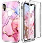 For iPhone X / XS 360 Full Body Painted Phone Case(Marble L13) - 1