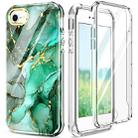 For iPhone SE 2022 / SE 2020 / 8 / 7 360 Full Body Painted Phone Case(Marble L12) - 1