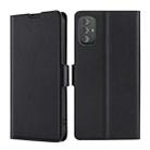 For Motorola Moto G Power 2022 Ultra-thin Voltage Side Buckle Leather Phone Case(Black) - 1