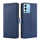 For vivo S12 Pro 5G / V23 Pro Ultra-thin Voltage Side Buckle Leather Phone Case(Blue) - 1