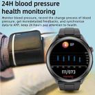 W10 1.3 inch Screen PPG & ECG Smart Health Watch, Support Heart Rate/Blood Pressure Monitoring, ECG Monitoring, Blood Oxygen/Body Temperature Monitoring(Black+Black) - 3