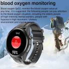W10 1.3 inch Screen PPG & ECG Smart Health Watch, Support Heart Rate/Blood Pressure Monitoring, ECG Monitoring, Blood Oxygen/Body Temperature Monitoring(Black+Black) - 6
