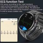 W10 1.3 inch Screen PPG & ECG Smart Health Watch, Support Heart Rate/Blood Pressure Monitoring, ECG Monitoring, Blood Oxygen/Body Temperature Monitoring(Silver+Black) - 4