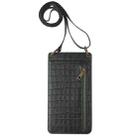 Crossbody Wallet Cards Crocodile Leather Phone Case Bag(Green) - 2