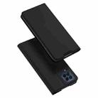 For Samsung Galaxy M53 5G DUX DUCIS Skin Pro Series Flip Leather Phone Case(Black) - 1