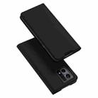 For OPPO Reno7 4G DUX DUCIS Skin Pro Series Flip Leather Phone Case(Black) - 1