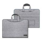 Multifunctional Laptop Portable Bag with Holder Function For 11-12 inch(Grey) - 1