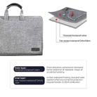 Multifunctional Laptop Portable Bag with Holder Function For 11-12 inch(Grey) - 4