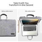 Multifunctional Laptop Portable Bag with Holder Function For 11-12 inch(Grey) - 5