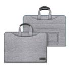 Multifunctional Laptop Portable Bag with Holder Function For 15-15.6 inch(Grey) - 1