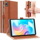 For Realme Pad mini 8.7 inch 2022 Retro PU Horizontal Flip Leather Tablet Case(Brown) - 1