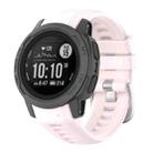 For Garmin Instinct 2S Silicone Watch Band(Cherry Blossom Pink) - 1