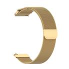 For Galaxy SM R800 46mm Milanese Watch Band(Golden) - 1