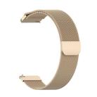 For Galaxy SM R800 46mm Milanese Watch Band(Champagne Gold) - 1