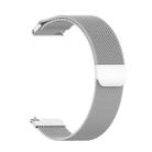 For Galaxy SM R800 46mm Milanese Watch Band(Silver) - 1