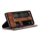 For Samsung Galaxy A73 5G CaseMe 013 Multifunctional Horizontal Flip Leather Phone Case(Coffee) - 3
