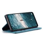 For Samsung Galaxy A73 5G CaseMe 013 Multifunctional Horizontal Flip Leather Phone Case(Blue) - 3