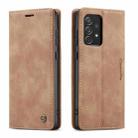 For Samsung Galaxy A73 5G CaseMe 013 Multifunctional Horizontal Flip Leather Phone Case(Brown) - 2