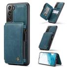 For Samsung Galaxy S22 CaseMe C20 Multifunctional Leather Phone Case(Blue) - 1