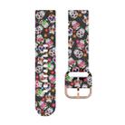 For Galaxy Watch 42mm Silicone Watch Band(Color Skull) - 1