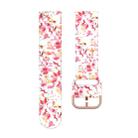 For Galaxy Watch 42mm Silicone Watch Band(Four Season Fowers) - 1