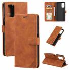 For Xiaomi Redmi Note 11 Pro 4G Skin Feel Anti-theft Brush Leather Phone Case(Brown) - 1