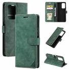 For Xiaomi Redmi Note 11 4G/11S Global Skin Feel Anti-theft Brush Leather Phone Case(Green) - 1